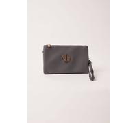 Blue Vanilla Women's Detailed Zip Up Purse in Dark Grey Blue Vanilla Dark Grey One Size