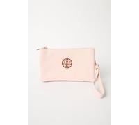 Blue Vanilla Detailed Zip Up Purse With Detachable Strap - One Size - Cream