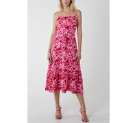 Blue Vanilla Women's Draped Cowl Neck Midi Dress in Pink | Size: 8