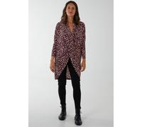 Blue Vanilla Women's Draped Dip Hem Top in Red | Size: S/M Blue Vanilla Red S/M