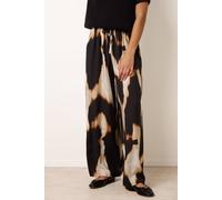 Blue Vanilla Women's Elasticated Waist Brown Trousers | Size: Small/Medium