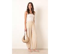 Blue Vanilla Women's Elasticated Waist Stone Slip On Trousers | Size: Medium