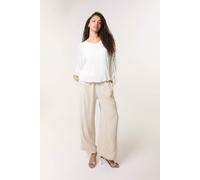 Blue Vanilla Women's Stone Sparkle Wide Leg Trousers | Size: Medium/Large Blue Vanilla Stone M/L