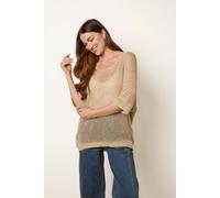 Blue Vanilla Women's Gold Short Sleeve Boat Top