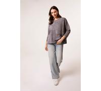 Blue Vanilla Women's Grey Bow Sweatshirt | Size: S/M Blue Vanilla Grey S/M