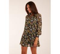 Blue Vanilla Women's High Neck Swing Dress | Size: 8 Blue Vanilla Multicolor 8