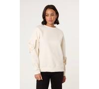 Blue Vanilla Bow Sleeve Sweatshirt - L-XL - Ivory