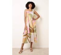 Blue Vanilla Scoop Neck Maxi Dress - One Size - Multicoloured