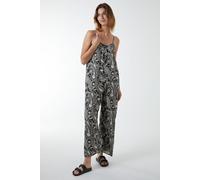 Blue Vanilla Women's Oversized Wide Leg Jumpsuit in Black | Size: Medium Blue Vanilla Black M
