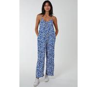 Blue Vanilla Women's Oversized Wide Leg Jumpsuit in Blue | Size: Small Blue Vanilla Blue S