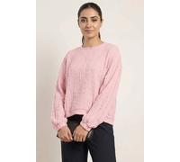 Blue Vanilla Ruffle Detailed Sleeve Top - One Size - Pink