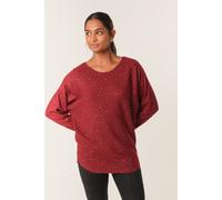 Blue Vanilla Jumper With Silver Rhinestones - M-L - Berry