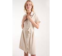 Blue Vanilla Women's Shirt Dress Mini in Stone | Size: Small Blue Vanilla Stone S