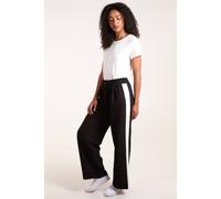 Blue Vanilla Women's Side Stripe Elastic Waist Trousers in Black | Size: Medium Blue Vanilla Black M