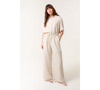 Blue Vanilla Women's Stone Paperbag Waist Pinstripe Trouser | Size: Medium/Large Blue Vanilla Stone M/L