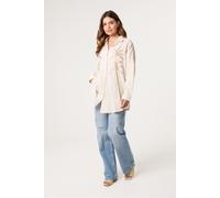 Blue Vanilla Women's Stone Shirt With Golden Palm Trees Blue Vanilla Stone One Size