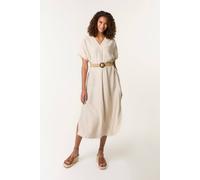 Blue Vanilla Women's Stone Short Sleeve V-neck Midi Dress
