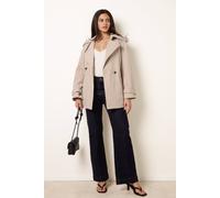 Blue Vanilla Short Trench Coat - L - Stone