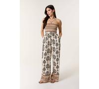 Blue Vanilla Women's Stone Sleeveless Slip On Off-The Shoulder Jumpsuit | Size: Medium/Large