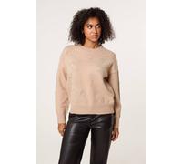 Blue Vanilla Sparkling Sequins Jumper - M-L - Taupe