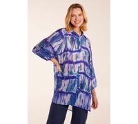 Blue Vanilla Women's Tie Dye Shirt in Blue Blue Vanilla Blue One Size