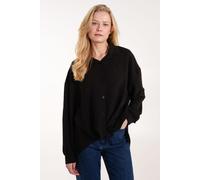 Blue Vanilla Women's Twist Front Shirt in Black | Size: Medium Blue Vanilla Black M