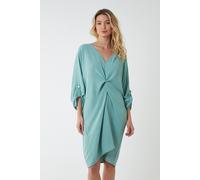 Blue Vanilla Women's Twist Front Tunic Dress in Blue