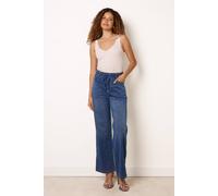 Blue Vanilla Women's Wide-flared Blue Slip On Jeans | Size: Small