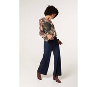 Blue Vanilla Women's Wide-flared Blue Jeans | Size: XL