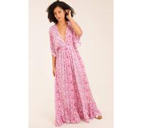 Blue Vanilla Women's Wide Leg Jumpsuit in Pink | Size: Small
