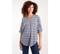 Blue Vanilla Zig Zag Front Top In Navy Navy