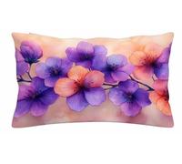 Blue Velvet Cushion Covers 25x45cm Set of 1, Pillow Cases 25x45 kj-9183