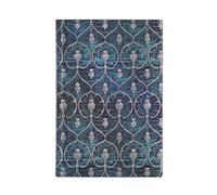 Blue Velvet Mini Lined Journal: Flexi softcover, 80 gsm, ribbon marker, memento pouch, book edge printing