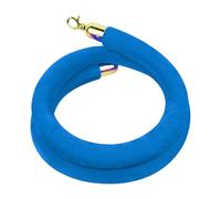 Blue Velvet Queue Ber Rope with k - 2m Safe Cord for Crowd Control, Event Entrances, Weddings, Hotels, Parties, Line ment, Grand Openings