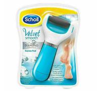 (Blue) Velvet Smooth Pedi Diamond crystals Electric Foot File Hard Skin Remover