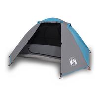 (blue) vidaXL Camping Tent 2 Persons Outdoor Hiking Portable Dome Tent Waterproof