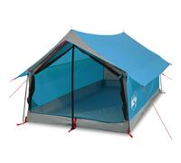 Camping Tent 2-Person Lightweight Patio Dome Blue Waterproof vidaXL