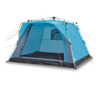 (Blue) vidaXL Camping Tent Cabin 4-Person Lightweight Tent Dome Tent Quick Release