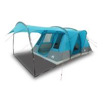 vidaXL Camping Tent Tunnel 5-Person Blue Waterproof UK