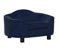 (blue) vidaXL Dog Sofa Plush Indoor Home Pet Supplies Dog Couch Sofa Multi Colours