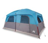vidaXL Family Tent Cabin 10-Person Blue Waterproof