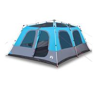 vidaXL Family Tent Dome 10-Person Blue Quick Release NEW