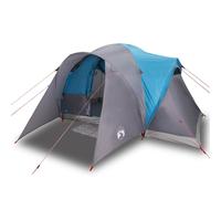 (blue) vidaXL Family Tent Dome 6-Person Camping Tent Lightweight Tent Waterproof