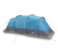 (blue) vidaXL Family Tent Tunnel 6-Person Camping Tent Lightweight Tent Waterproof