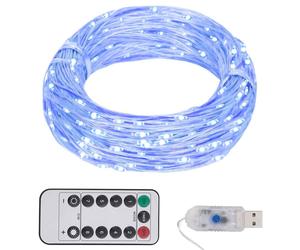 (blue) vidaXL LED String Holiday Decoration Ornament Home 15 m/30 m Multi Colours