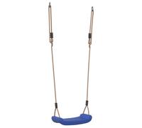 vidaXL Outdoor Swing Seat for Kids Single with Adjustable Rope Blue, Blue