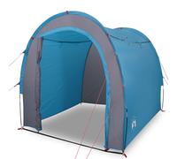 (blue) vidaXL Storage Tent Garden Bicycle Storage Shed Outdoor Bike Tent 185T Taffeta