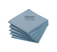 (Blue) Vileda PVAmicro Streak-Free Cloths ~ 5 Cloths