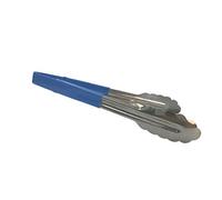 Blue Vinyl Coated Stainless Steel Tong 9.5''