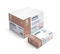 Blue Vinyl Glove without Powder S 100 Units